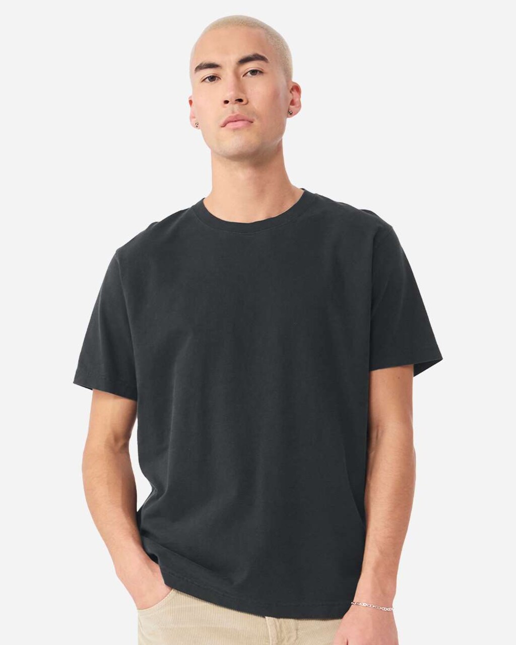 BELLA + CANVAS Premium Unisex Heavyweight Garment Dyed Tee with Relaxed Fit and Structured Cotton